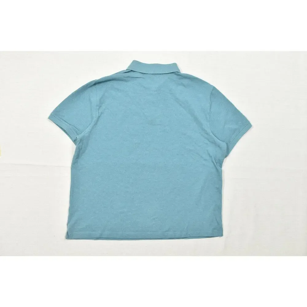 Banana Republic Men's Pique Polo Shirt Size XXL Green Short Sleeve Cotton